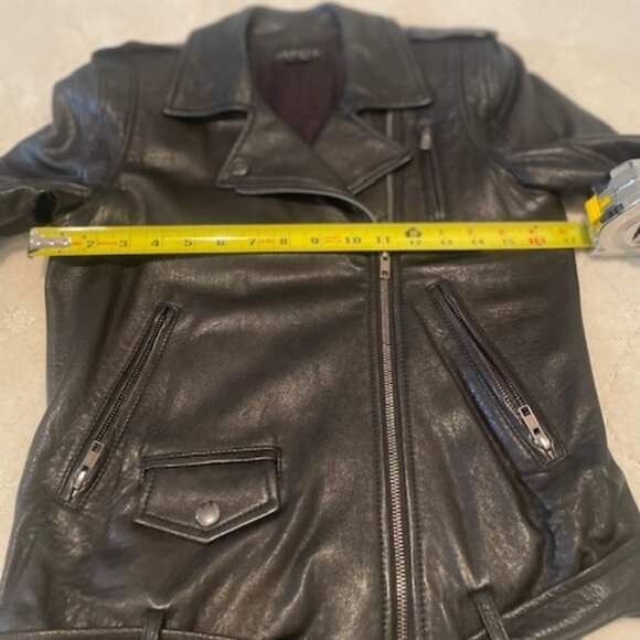Theory Buttery Soft Leather Moto Jacket - Sz Small - Picture 14 of 15